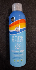 Case Lot 12 Bare Republic Clearscreen Water Resistant Sunscreen SPF 100 10/28