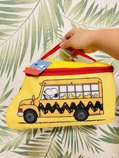 Peanuts Snoopy Schulbus Thermo Brotzeittasche  Brandneu