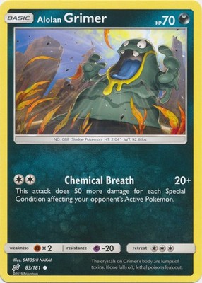 Alolan Grimer - 83/181 - Common - Near Mint