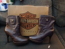 Harley Davidson Brown Leather Lizabeth Stud S...