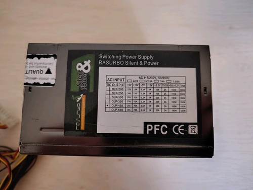 RASURBO Silent & Power ATX PC Netzteil 430W mit Diskettenlaufwerksanschluss