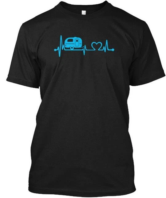 Love Rv Camping Heartbeat Funny T-Shirt Made in the USA Size S to 5XL
Opens in a new window or tab