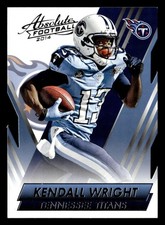 Kendall Wright 2014 Panini Absolute #76 Tennessee Titans DIE CUT CARD