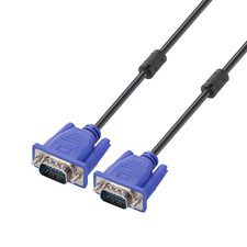 4.9FT VGA Cable 15 Pin Male to Male Monitor Cord 1080P