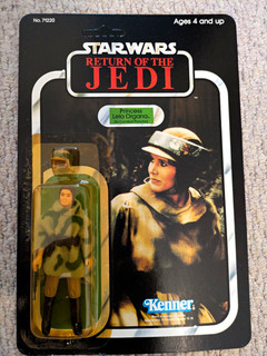 Kenner Star Wars Return of the Jedi Princess Leia CRACK ON BUBBLE AROUND HELMET