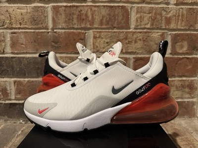 Size 9.5 - Nike Air Max 270 Golf White Red for sale online | eBay