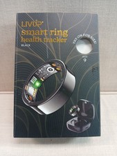 LivUp Smart Ring Health Tracker Black Size 9  Open Box Unused   Fitness Sleep