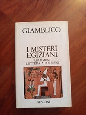 GIAMBLICO I misteri egiziani (Abbamone lettera a Porfirio) RUSCONI 1984