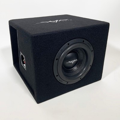 USED SKAR AUDIO SVR-1X8D2 SINGLE 8'' 800 WATT LOADED PORTED SUBWOOFER ENCLOSURE