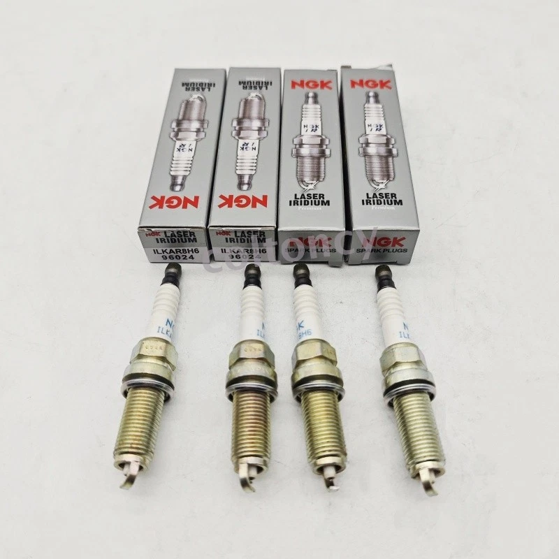 NGK Laser Iridium Set Of 4 Spark Plugs 96024 for Subaru Forester WRX H4 2.0L - Изображение 3 из 4