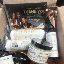 Bask Lather Hair Care Set - Growth Oil, Elixir, Conditioner, Mist Edge