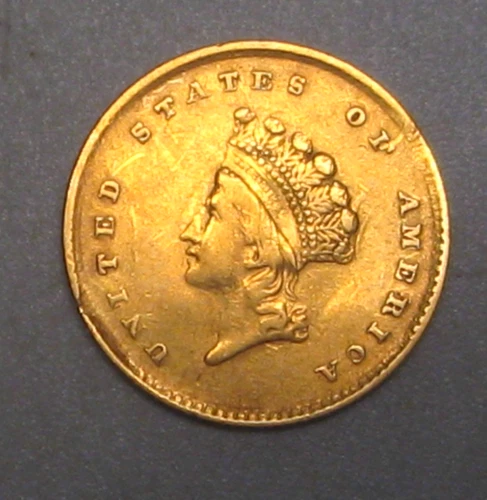 1854-P Gold Dollar — photo from the most recent tracked eBay sale