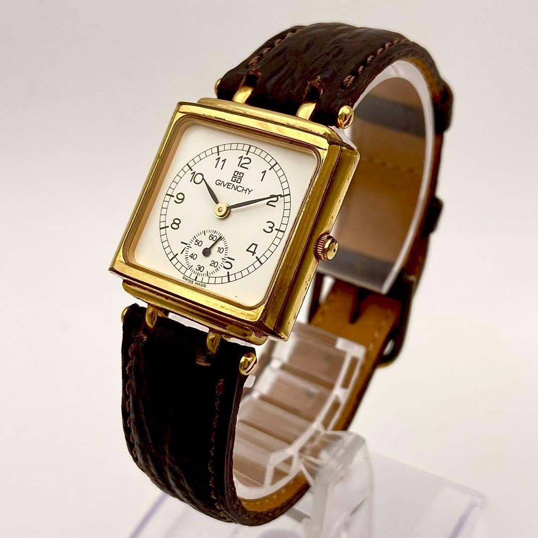 Givenchy Small Seconds Square Quartz Watch New Ba… - image 4