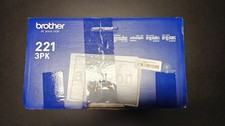 NEW GENUINE - BROTHER TN221 3-PACK COLOR TONER CARTRIDGES - TN2213PK SEALED BAGS