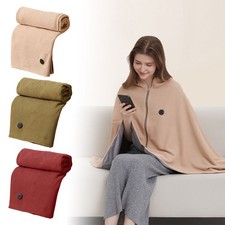 Portable Heated Shawl Wraps, Electric Women Heated Throw Blanket Rechargeable SP