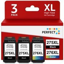 PG-275XL CL-276XL Ink Cartridges for Canon Pixma TR4722 TR4700 TS3722 TS3522 Lot