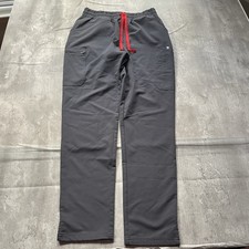Figs Scrub Pants Kade Cargo Women  s Sz M Gray Technical Collection T21004P