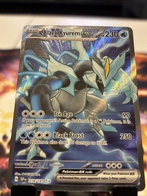 Black Kyurem EX 218/191 Surging Sparks Full Art Ultra Rare Pokemon TCG Card - NM