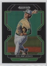 2022 Panini Prizm Draft Picks Black Prizm Dylan Lesko #PDP15 1hs9