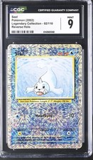 CGC 9 MINT Seel 92/110 Legendary (Collection) Reverse Holo Pokemon Card on eBay