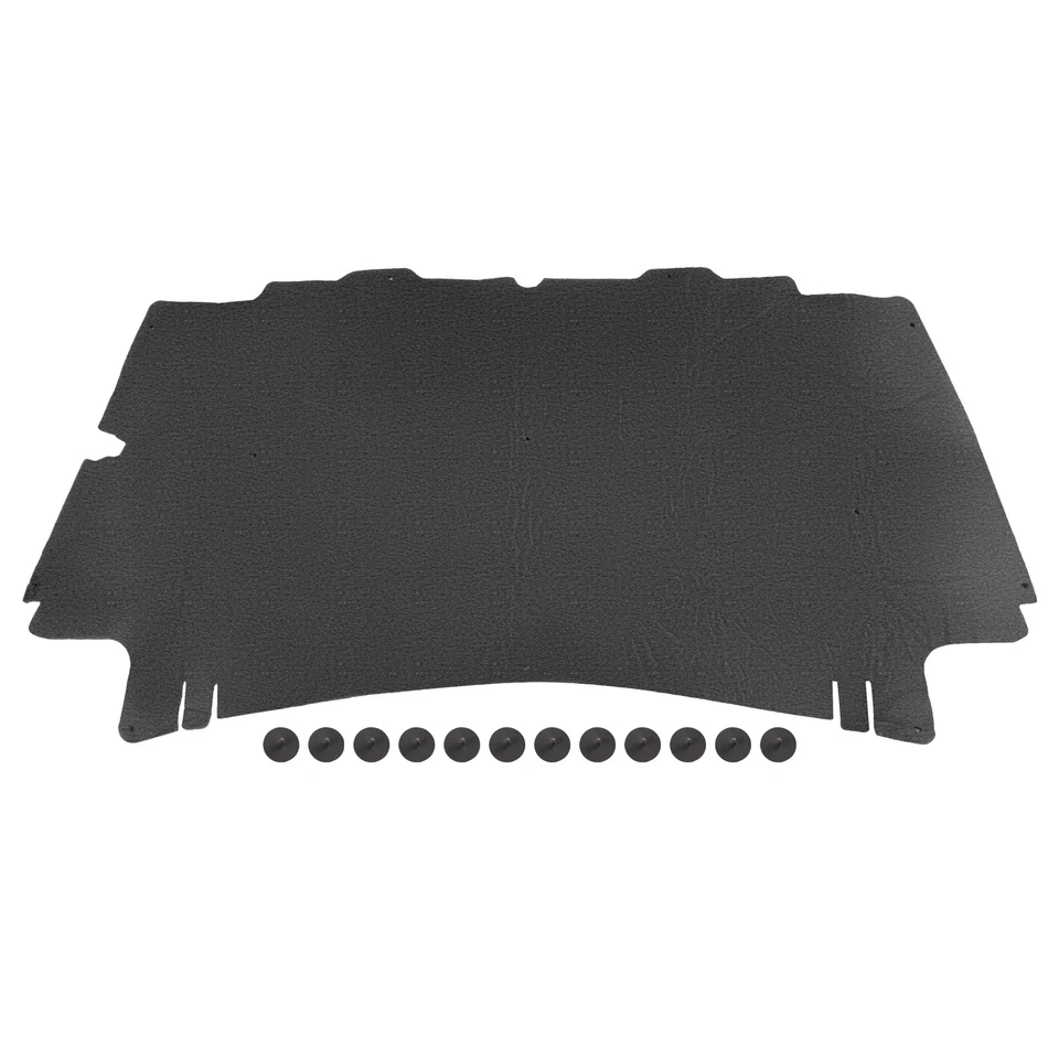 Hood Insulation Pad Heat Blanket & Clips For Dodge Ram 1500 2500 3500 2002-2009 - Image 2 of 4