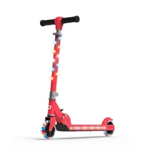 Jetson Jupiter Red LED Kids Kick Scooter - Collapsible & Portable Push Scooter