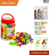 Safe and Colorful Magnetic Letters  Numbers   Perfect for Preschool Learning
