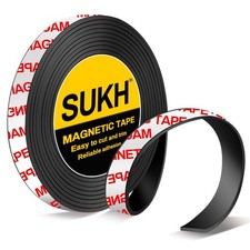 Magnetic Tape Strips with Adhesive Backing - Strip Magnet 3m, Black