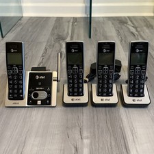 AT T CL82413 4-Handsets Cordless Telephone Answering System DECT 6.0