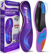 Plantar Fasciitis Insoles 240 Lbs, Heavy Duty High Arch Support Inserts Women Me