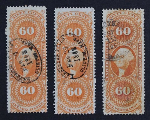 CKStamps: US Stamps Collection Scott#R64c Used 1 Crease