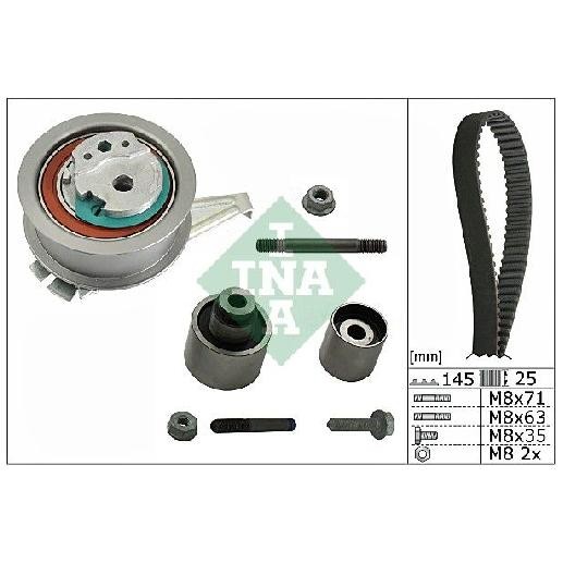 Zahnriemensatz FüR Seat Toledo KG3 1.6 15 Bis 19 INA Deta QualitäT-image