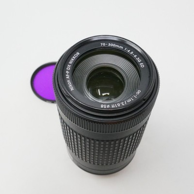 Nikon AF-P DX NIKKOR 70-300mm F/4.5-6.3 G ED Lens -- plus Filter