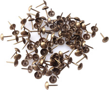 100 Pcs Antique Upholstery Nails Bronze Decorative Furniture Pins Kits