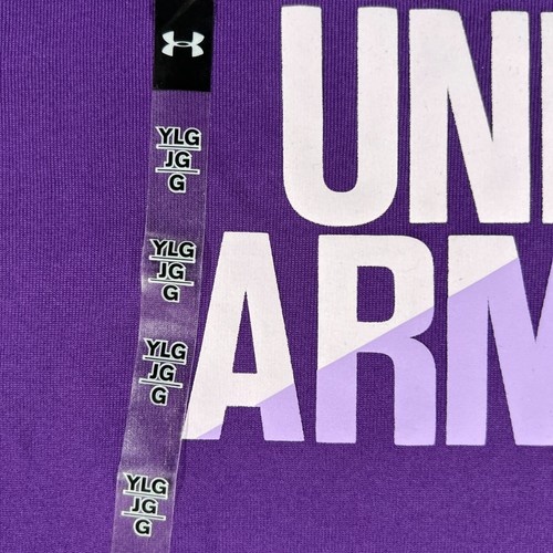 Under Armour Tank Top Youth Large Purple Sleeveless Activewear New With Tags - Picture 6 of 16