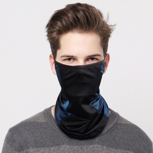 Máscara facial polaina cuello enfriamiento verano protección UV bandana bufanda manga cubierta - Imagen 3 de 19