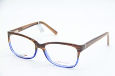 ROMEO GIGLI RG 77017 D BROWN BLUE AUTHENTIC EYEGLASSES FRAMES 53-16