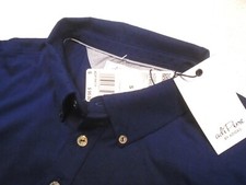 Adidas Adi Pure Performance Fabric Navy Polo Golf Shirt NWT Small 95