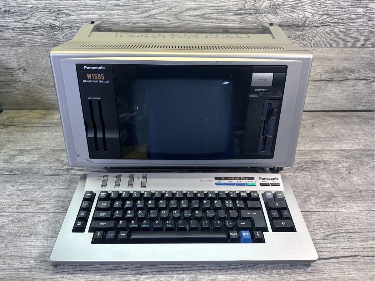 Vintage Panasonic W1505 Personal Processor - UNTESTED L6 | eBay