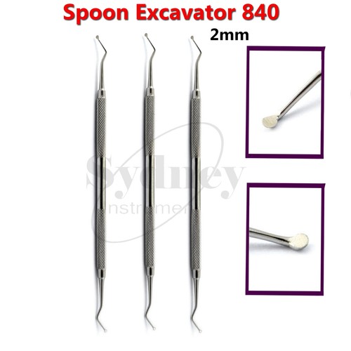 INSTRUMENTOS RESTAURADORES COMPUESTOS DE CAVIDAD CARIOSA CUCHARA DENTAL EXCAVADORAS - Imagen 8 de 13