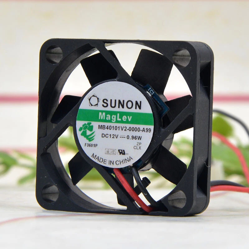 SUNON Fan MB40101V2-0000-A99 DC 12V 0.96w 4010 4CM 2 WIRE cooling fan - Image 2 of 3