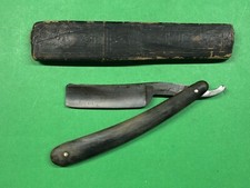  WADE  BUTCHER Razor,  3/4" Blade S. Jackson, Matching Coffin M1234 