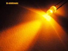 10 St&uuml;ck LED 3mm orange ultrahell 6000mcd