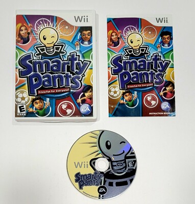 Smarty Pants | Nintendo Wii, 2007 | Complete CIB W/ Manual | TESTED