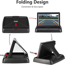4.3"/5" Car Auto Foldable Monitor LCD Screen Dash Stand Screen Rear View