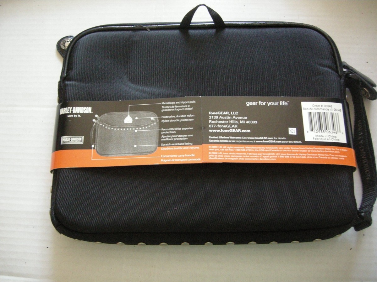 Harley-Davidson Laptop Sleeve By Gear, LLC, For Notebook Harley-Davidson Laptop Sleeve By Gear, LLC, For Notebook