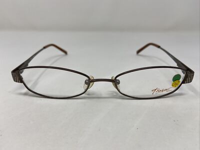 Fralia Eyewear AMIRA BR 50-17-135 BROWN Metal Full Rim Eyeglasses Frame IU18