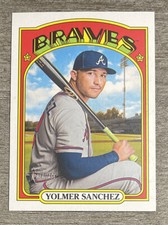 Yolmer Sanchez 2021 Topps Heritage High Number Braves #585  *F220*