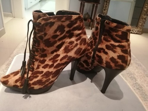 Steve Madden Animal Print Fur Boots | eBay