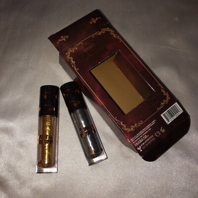 Lime Crime Crushed Gems 2PC Wet Cherry Lip Gloss Set 24k Cherry & Diamond Cherry